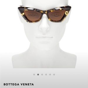 BOTTEGA VENETA Cat Eye Sunglasses Tortoise
